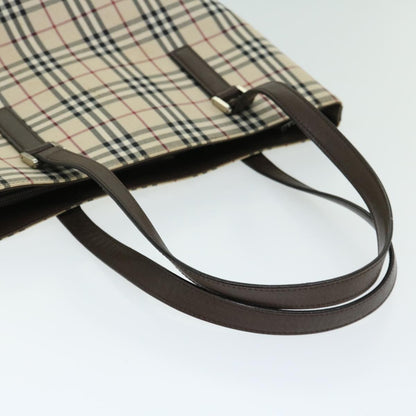 Burberry Nova Check Tote Nylon, BEIGE, NYLON, Tote bag