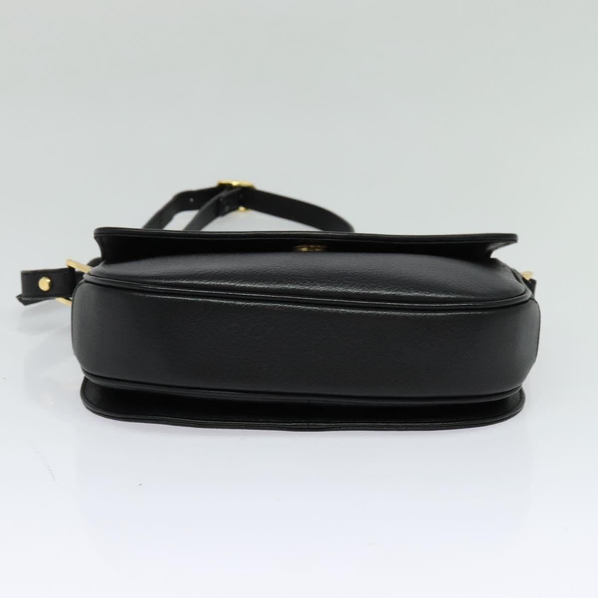 Burberry Flap Shoulder Bag Leather, BLACK, LEATHER, Shoulder bag