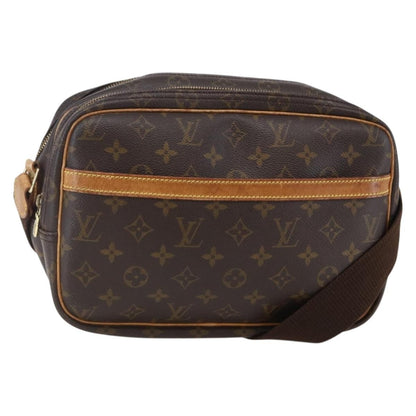 Louis Vuitton Reporter Bag Monogram Canvas, BROWN, CANVAS, Crossbody bag