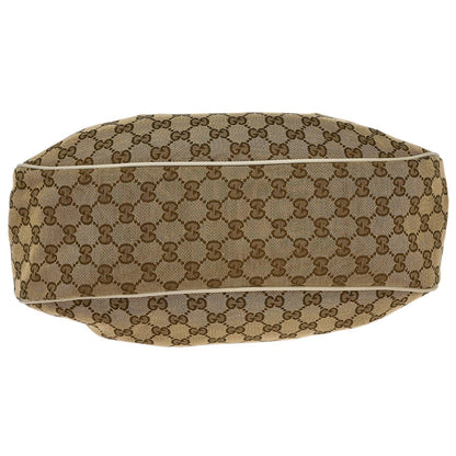 Gucci Sukey Hobo GG Canvas with Leather, BEIGE, CANVAS, Handbag