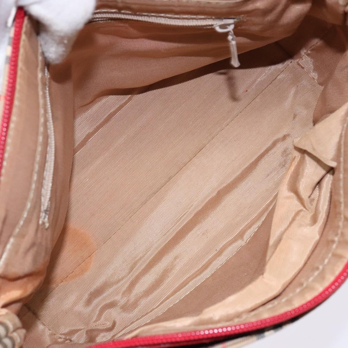 Burberry Nova Check Handbag Nova Check Canvas, BEIGE, CANVAS, Handbag