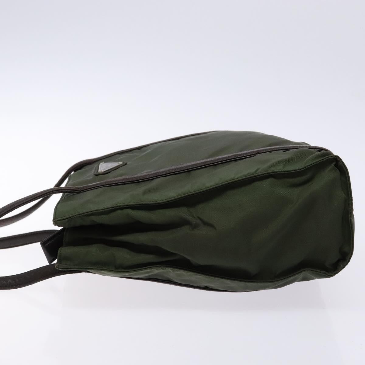 Prada Vintage Shoulder Bag Tessuto, KHAKI, NYLON, Shoulder bag