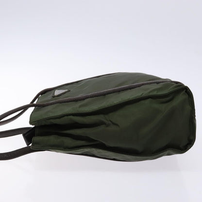 Prada Vintage Shoulder Bag Tessuto, KHAKI, NYLON, Shoulder bag