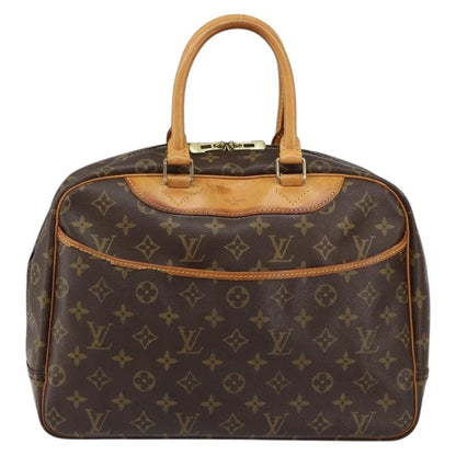 Louis Vuitton Deauville Handbag Monogram Canvas, BROWN, CANVAS, Handbag