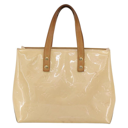 Louis Vuitton Reade Handbag Monogram Vernis, BEIGE, PATENT_LEATHER, Handbag