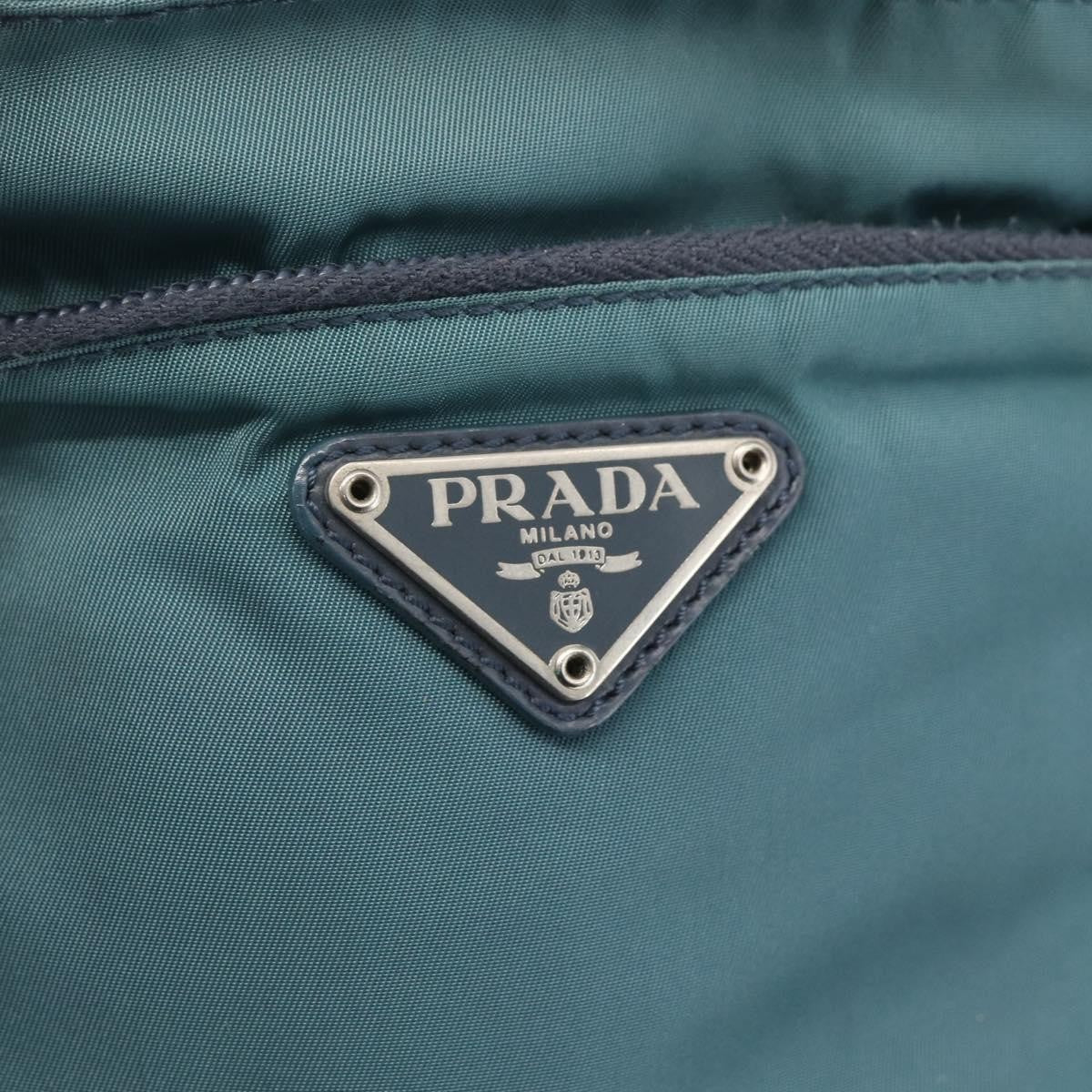 Prada Vintage Shoulder Bag Tessuto, BLUE, NYLON, Shoulder bag