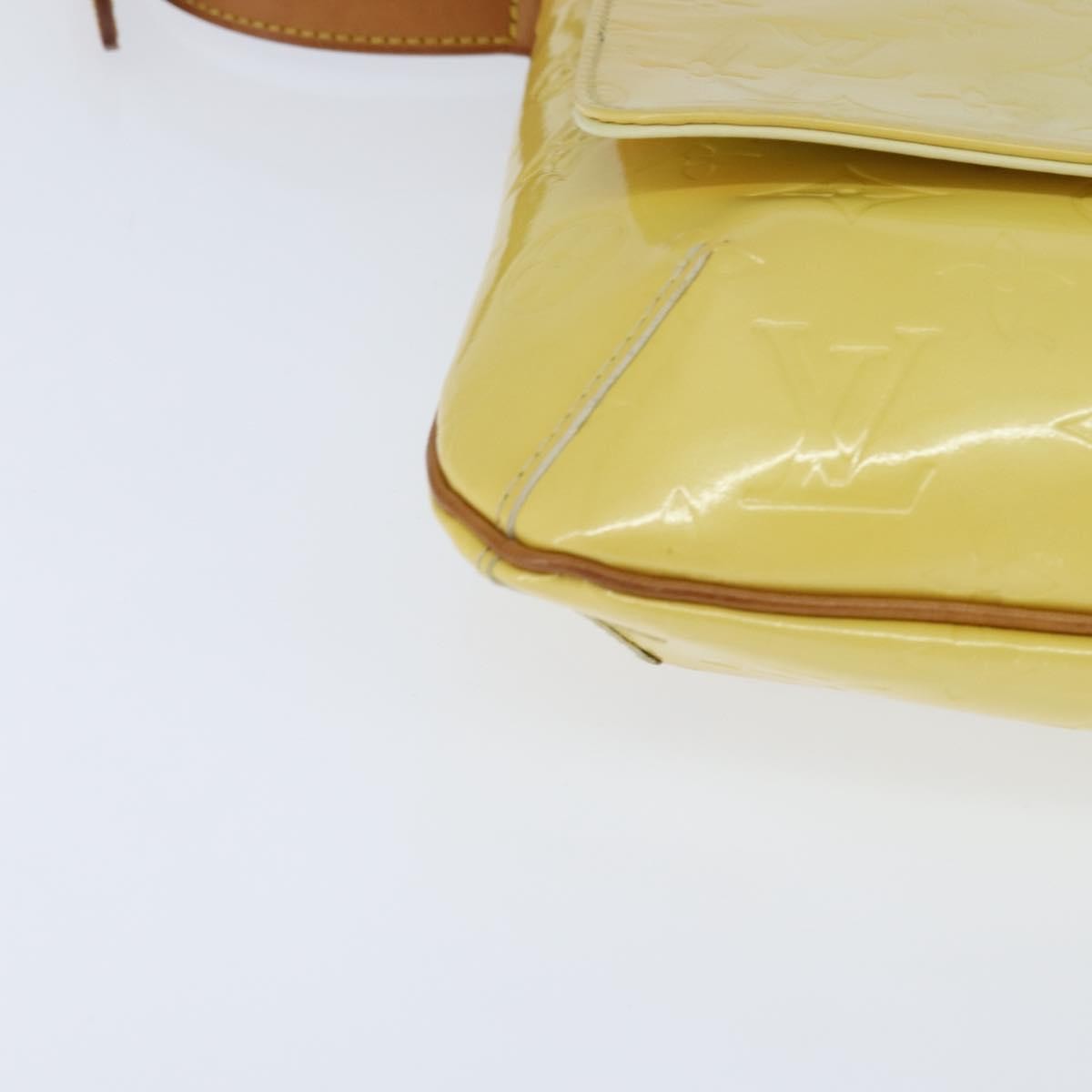 Louis Vuitton Thompson Street Handbag Monogram Vernis, YELLOW, PATENT_LEATHER, Shoulder bag