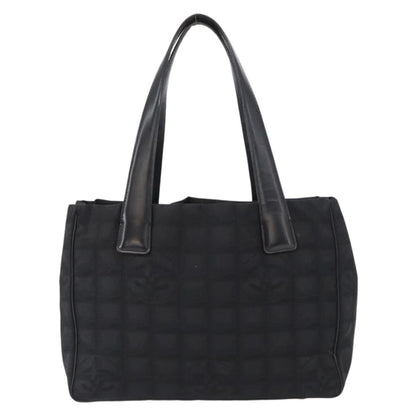 Chanel Travel Line Tote Nylon, BLACK, NYLON, Tote bag