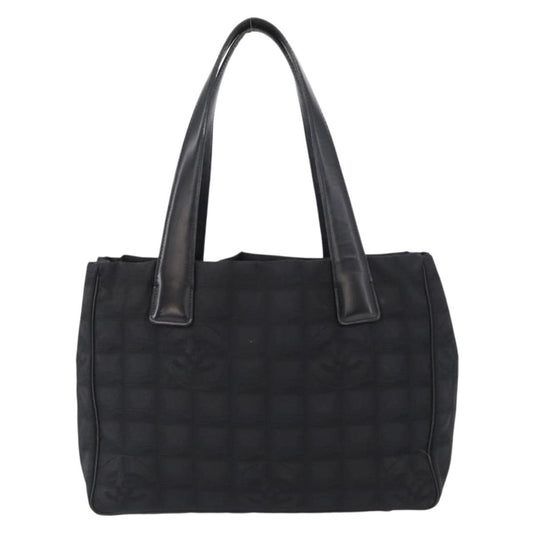Chanel Travel Line Tote Nylon, BLACK, NYLON, Tote bag