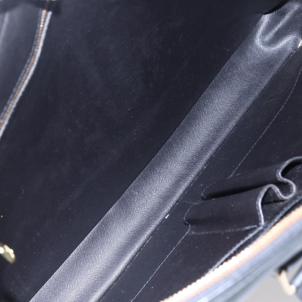 Louis Vuitton Porte Documents Voyage Epi Leather, BLACK, LEATHER, Briefcase