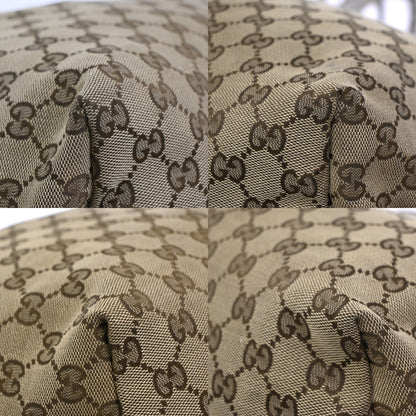 Gucci Bamboo Bar Shoulder Bag GG Canvas, BROWN, CANVAS, Shoulder bag