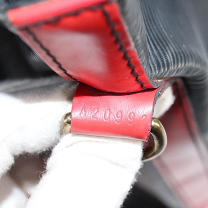 Louis Vuitton Noe Handbag Epi Leather, BLACK, LEATHER, Shoulder bag