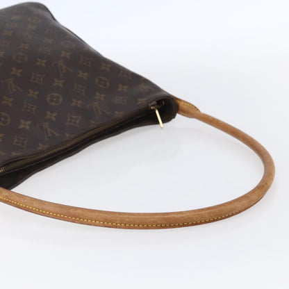 Louis Vuitton Looping Handbag Monogram Canvas, BROWN, CANVAS, Shoulder bag