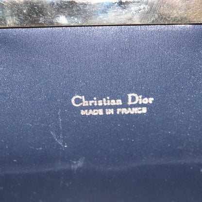 Christian Dior Vintage Trotter Pouch Canvas, NAVY, CANVAS, Clutche & pouche