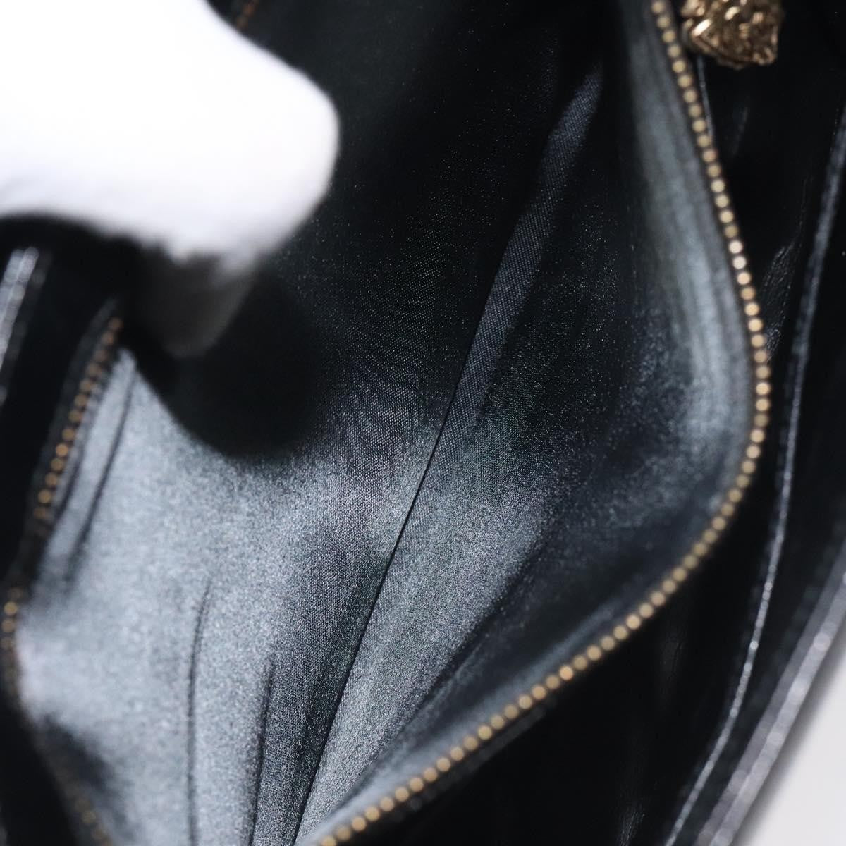 Gucci Vintage Flap Shoulder Bag Leather, BLACK, LEATHER, Shoulder bag