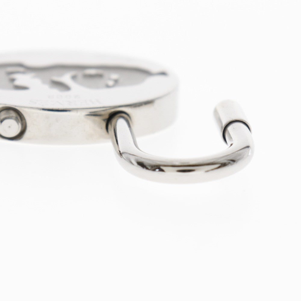 Hermes Annee Mediterranee Cadena Charm Necklace Metal and Metal, SILVER, METAL, Necklace