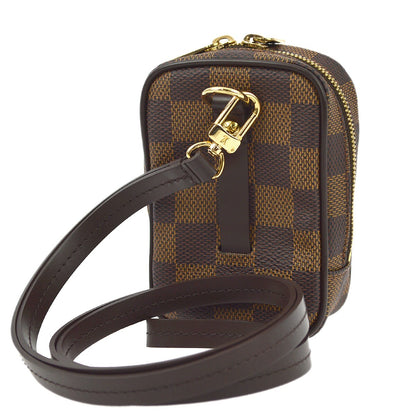 Louis Vuitton Etui Okapi Camera Case Damier, BROWN, CANVAS, Shoulder bag