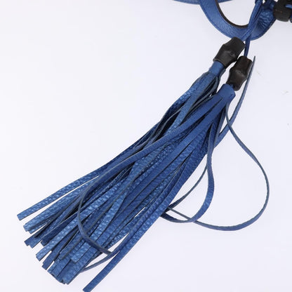 Gucci Nouveau Fringe Crossbody Bag Leather, BLUE, LEATHER, Shoulder bag