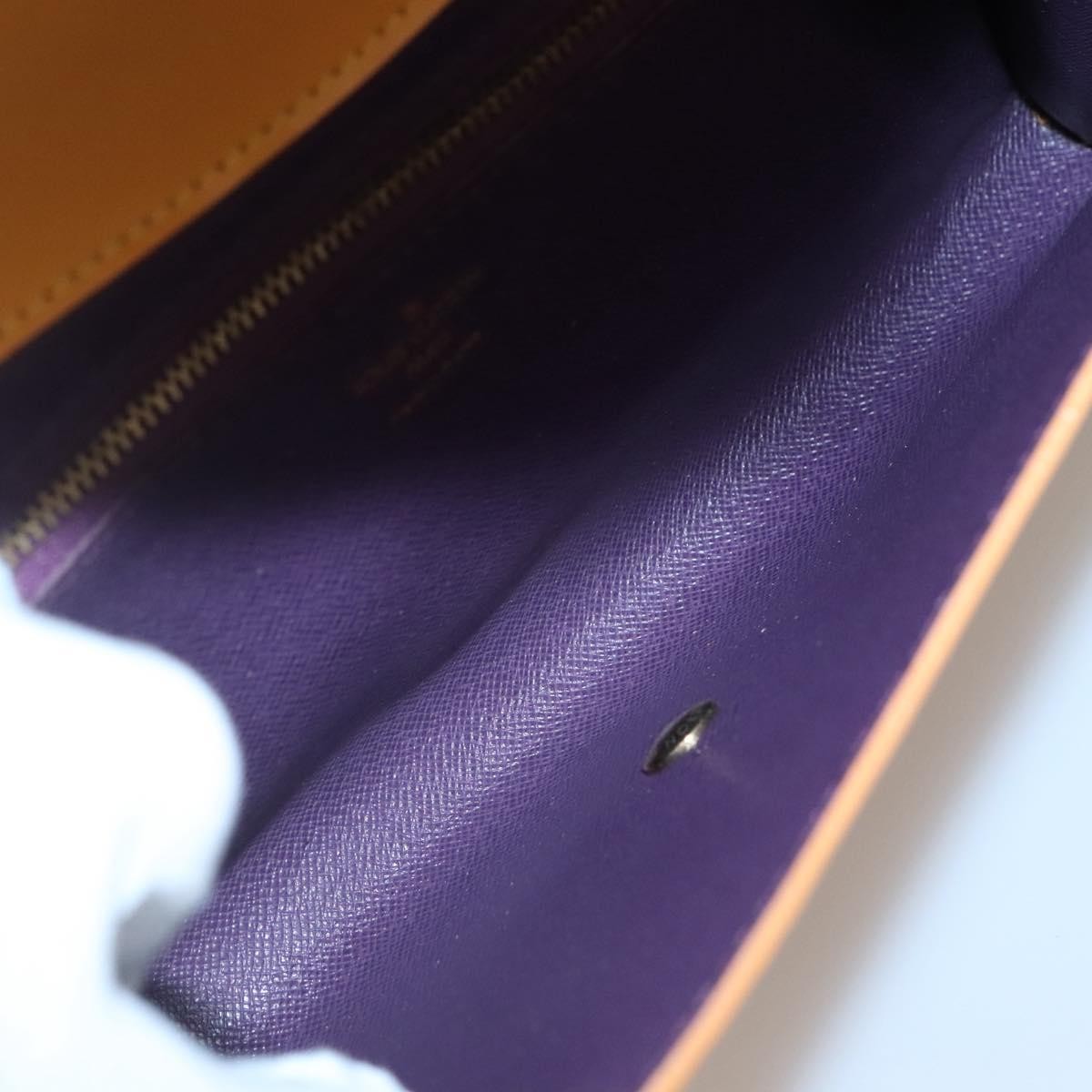 Louis Vuitton Art Deco Clutch Epi Leather, YELLOW, LEATHER, Clutche & pouche