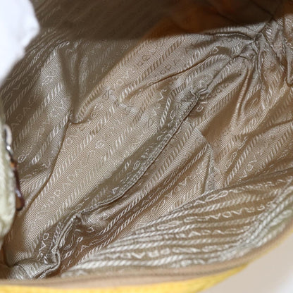 Prada Vintage Shoulder Bag Tessuto, YELLOW, NYLON, Shoulder bag