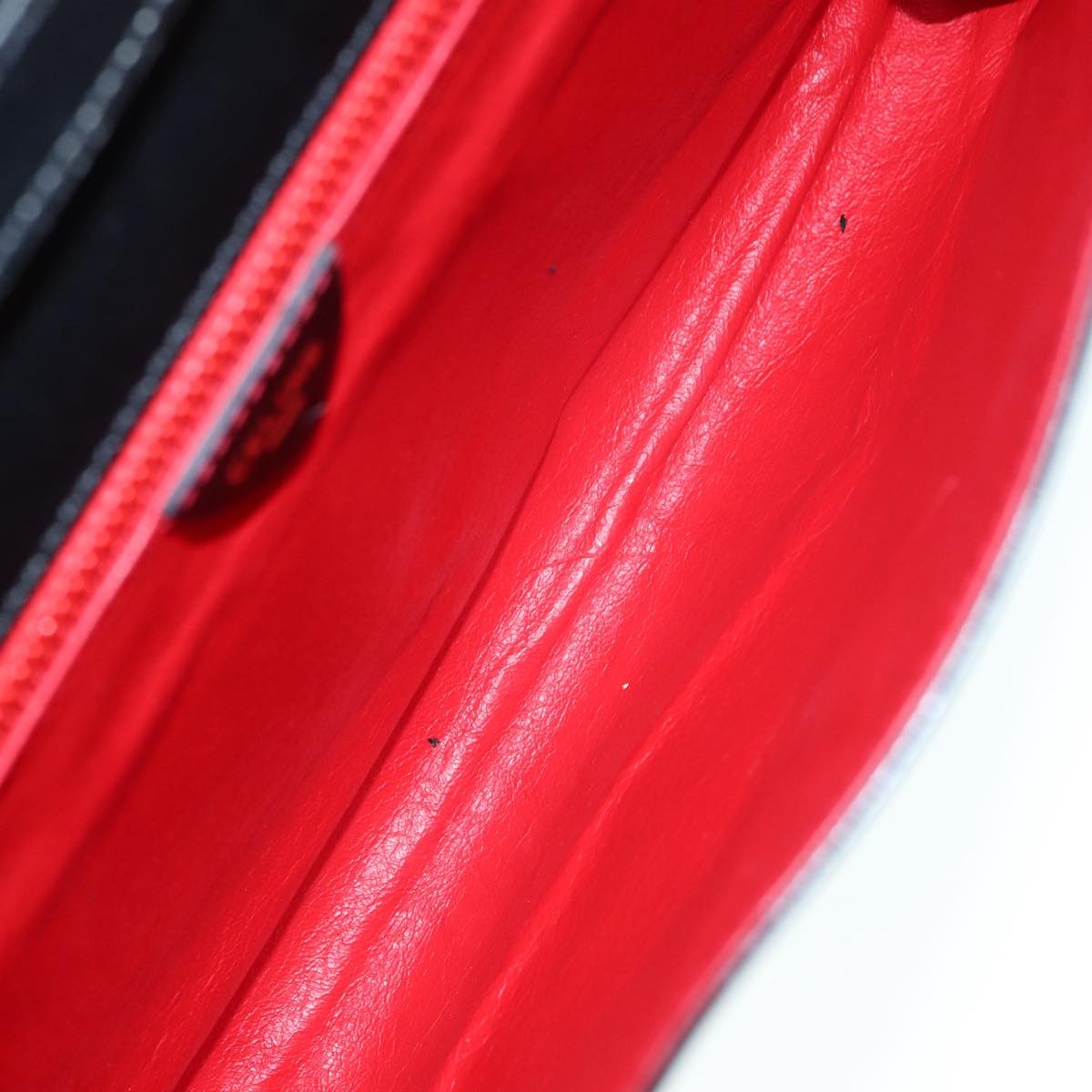 Celine Vintage Circle Logo Crossbody Bag Leather, BLACK, LEATHER, Shoulder bag