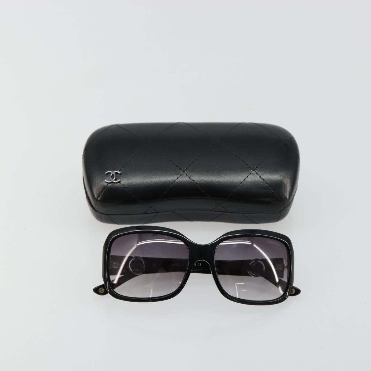 Chanel Logo CC Sunglasses Plastic, Black, Plastic, Sunglasses