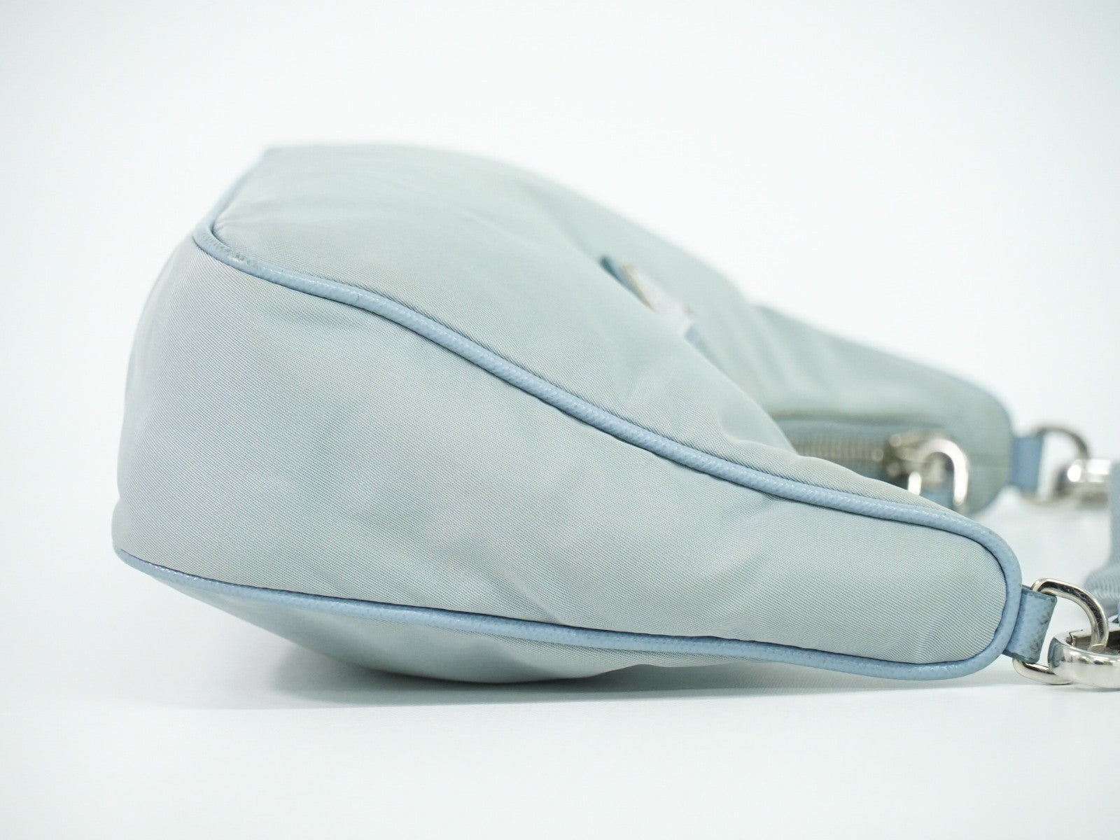 Prada Re-Edition 2005 Shoulder Bag Tessuto, Blue, Nylon, Shoulder Bag