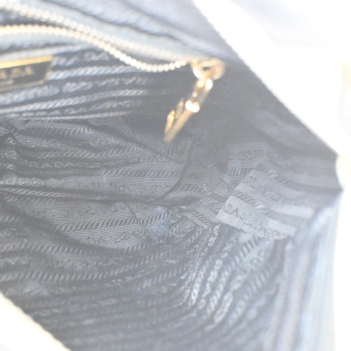 Prada Buckle Messenger Bag Tessuto, Black, Nylon, Shoulder Bag