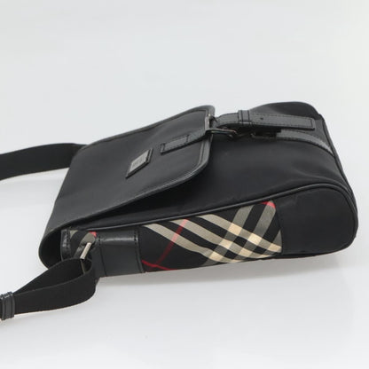 Burberry Vintage Crossbody Bag Nylon, BLACK, NYLON, Shoulder bag