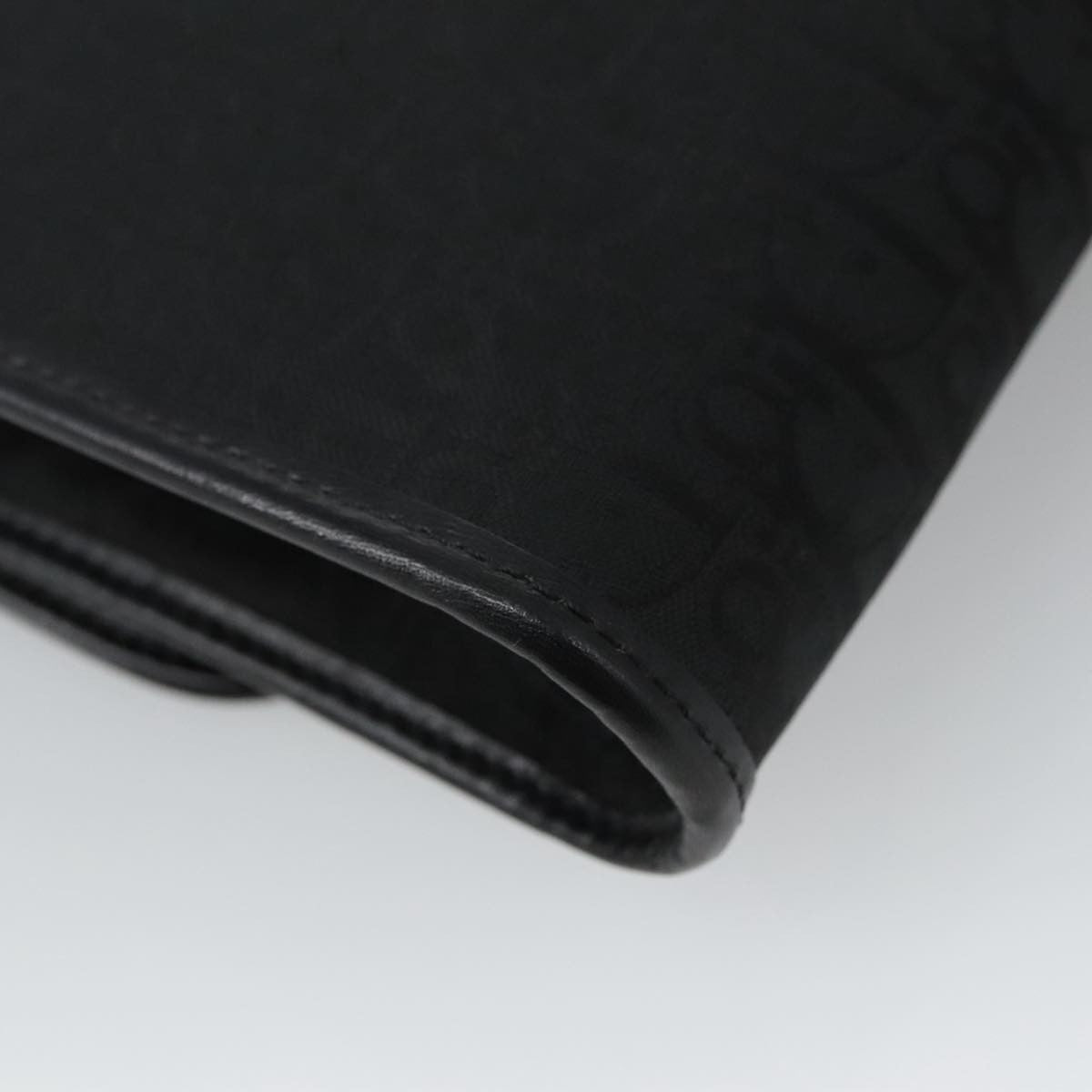 Christian Dior Vintage Trotter Crossbody Bag Canvas, BLACK, CANVAS, Shoulder bag