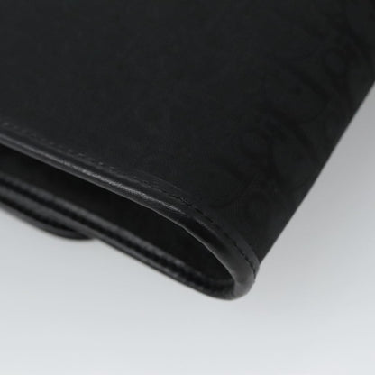 Christian Dior Vintage Trotter Crossbody Bag Canvas, BLACK, CANVAS, Shoulder bag