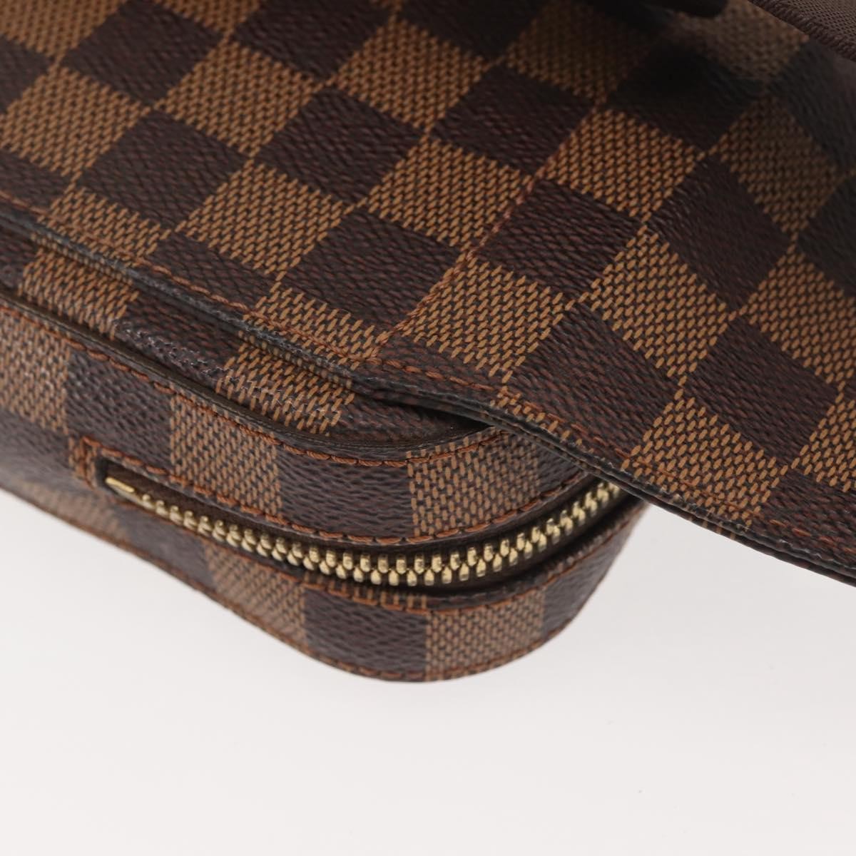 Louis Vuitton Geronimos Waist Bag Damier, BROWN, CANVAS, Shoulder bag