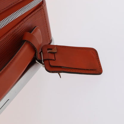 Louis Vuitton Horizon Luggage Epi Leather, ORANGE, LEATHER, Travel bag