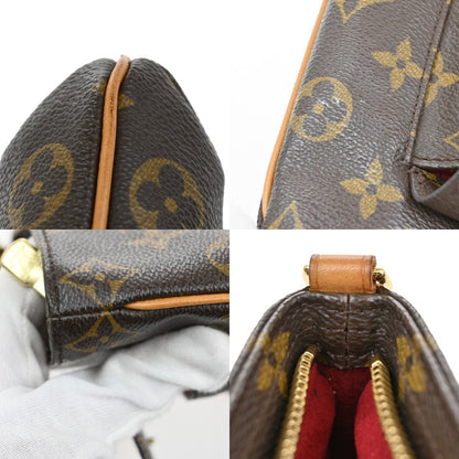 Louis Vuitton Partition Wristlet Clutch Monogram Canvas, BROWN, CANVAS, Clutche & pouche