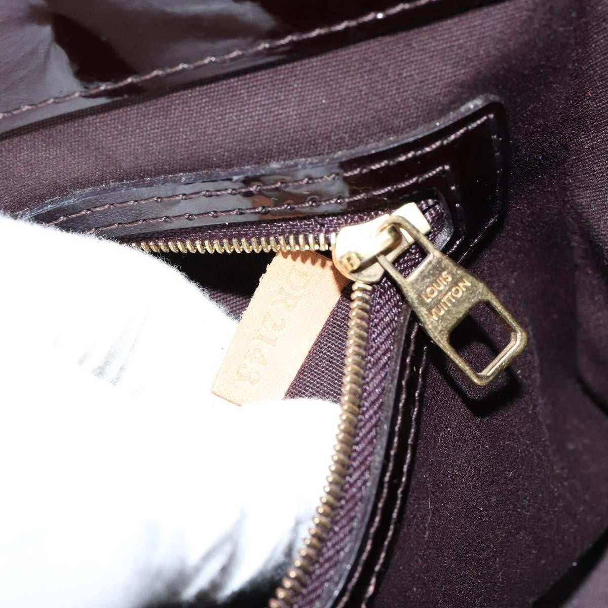 Louis Vuitton Catalina Handbag Monogram Vernis, PURPLE, PATENT_LEATHER, Handbag