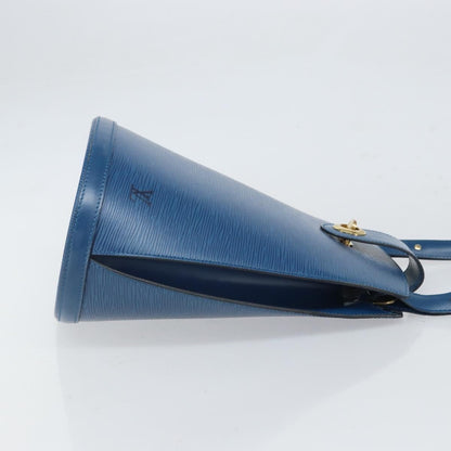 Louis Vuitton Cluny Shoulder Bag Epi Leather, BLUE, LEATHER, Shoulder bag
