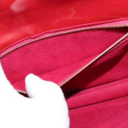 Louis Vuitton Monceau Handbag Vernis, BURGUNDY, PATENT_LEATHER, Handbag