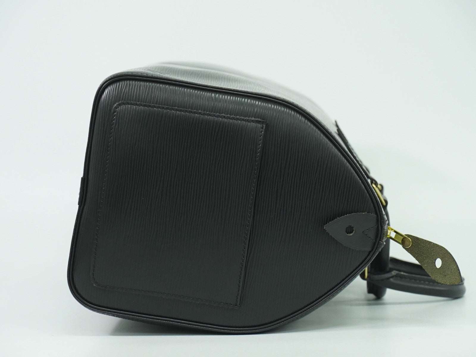 Louis Vuitton Speedy Handbag Epi Leather, BLACK, LEATHER, Handbag