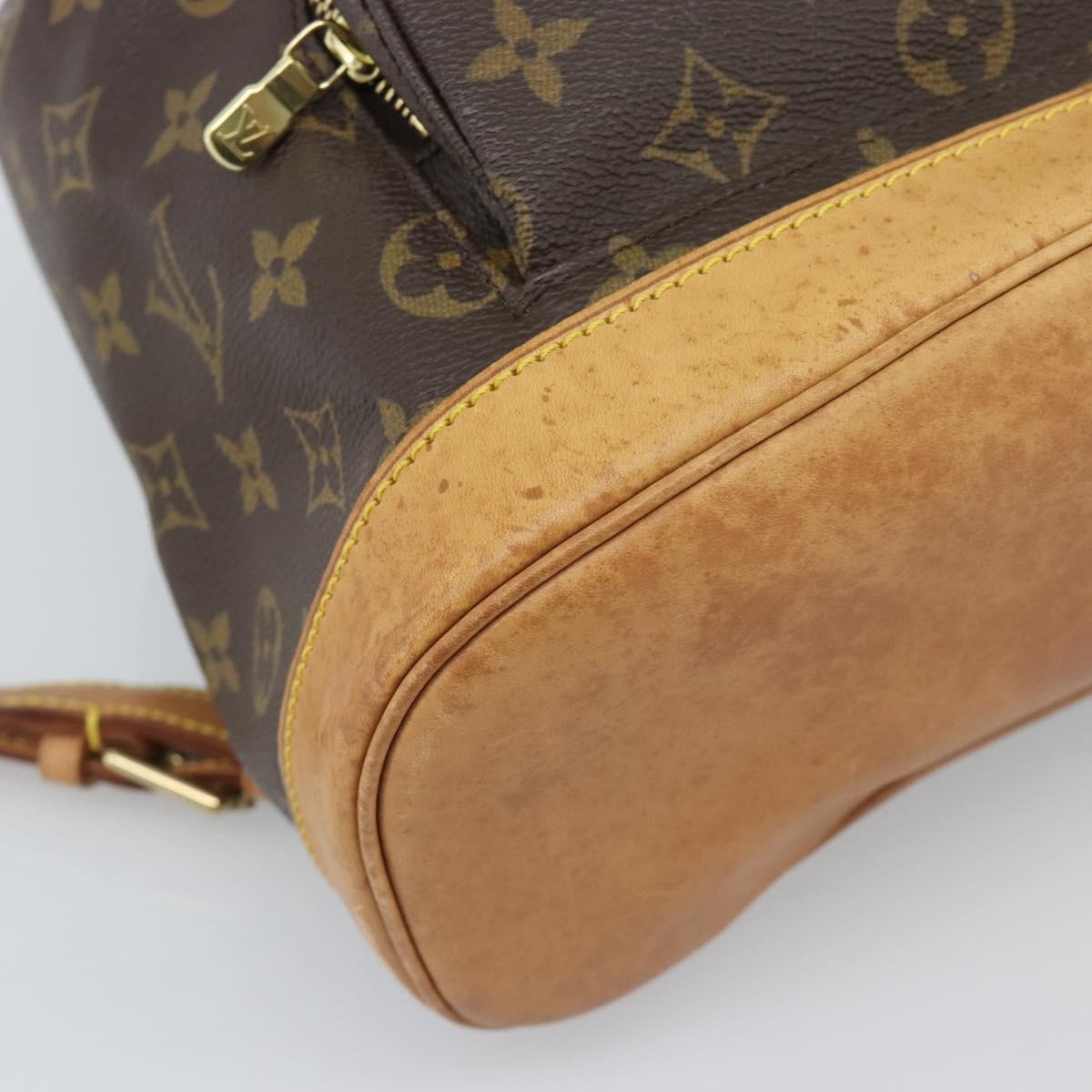 Louis Vuitton Vintage Montsouris Backpack Monogram Canvas, Brown, Canvas, Backpack