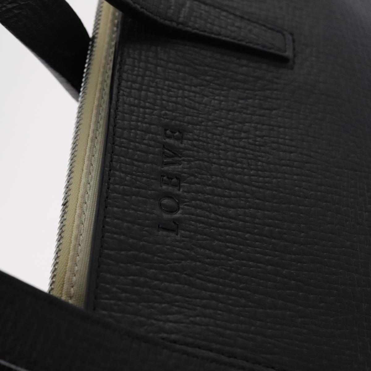 Loewe Vintage Handbag Leather, BLACK, LEATHER, Handbag