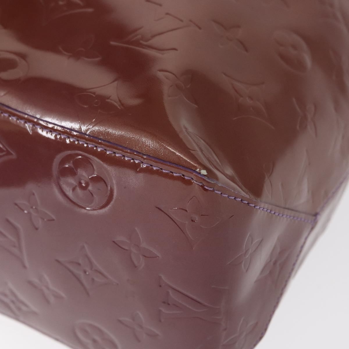 Louis Vuitton Reade Handbag Monogram Vernis, PURPLE, PATENT_LEATHER, Handbag