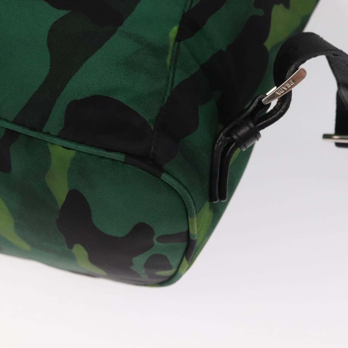 Prada Camouflage Backpack Tessuto, Green, Nylon, Backpack