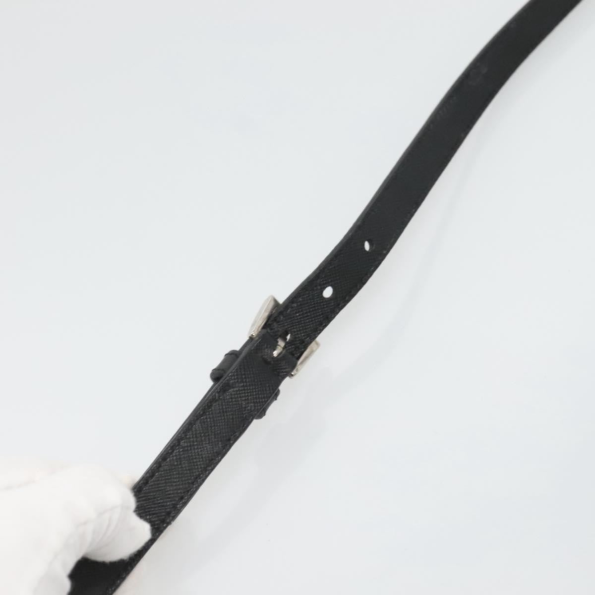 Prada Flat Crossbody Bag Tessuto, BLACK, NYLON, Shoulder bag