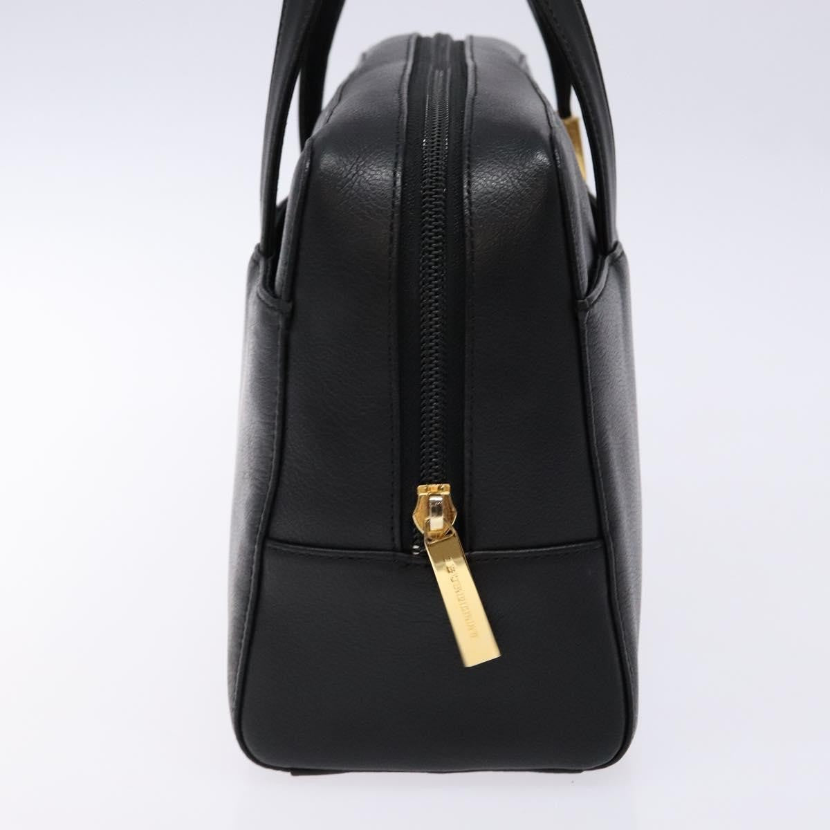 Burberry Vintage Handbag Leather, BLACK, LEATHER, Handbag