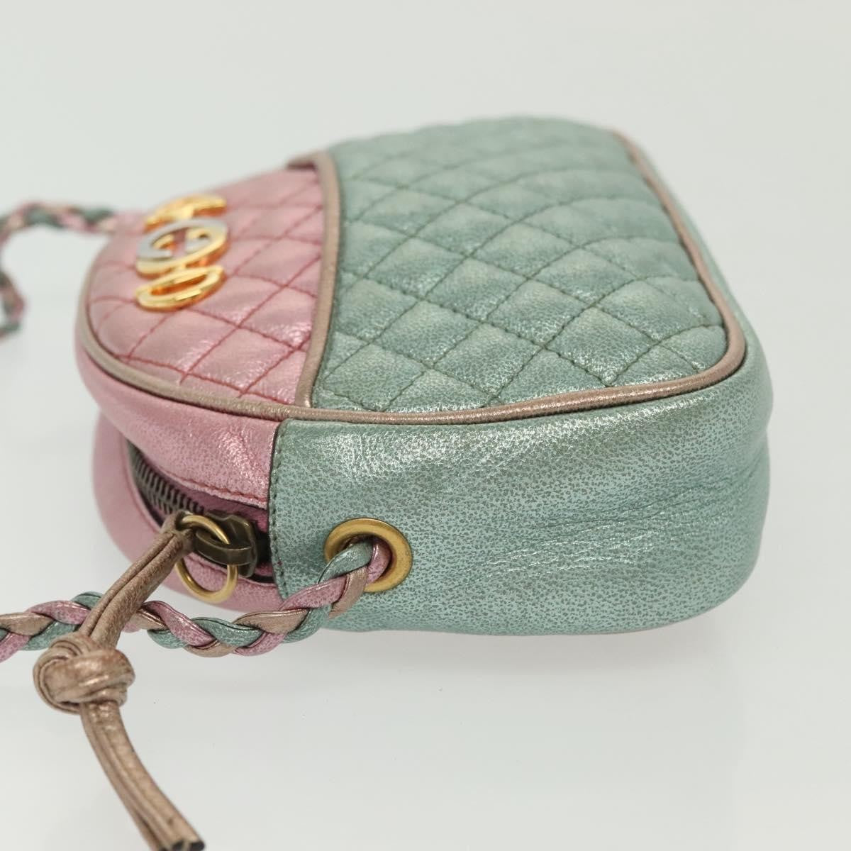 Gucci Trapuntata Camera Shoulder Bag Quilted Laminated Leather, MULTICOLOUR, LEATHER, Shoulder bag