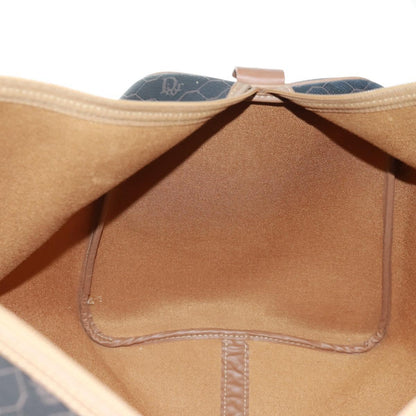 Christian Dior Vintage Honeycomb Boston bag Canvas and Leather, BLACK, CANVAS, Travel bag