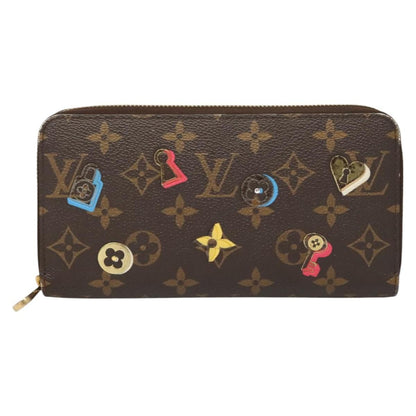 Louis Vuitton Zippy Wallet NM Monogram Lovelock, BROWN, CANVAS, Wallets