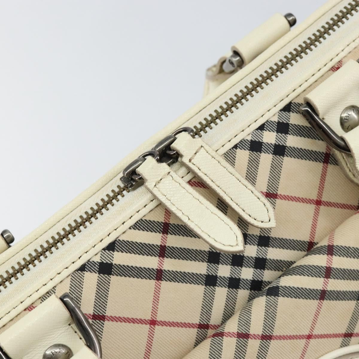 Burberry Nova Check Handbag Nova Check Canvas, BEIGE, CANVAS, Handbag