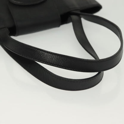 Salvatore Ferragamo Vintage Handbag Leather, BLACK, LEATHER, Handbag