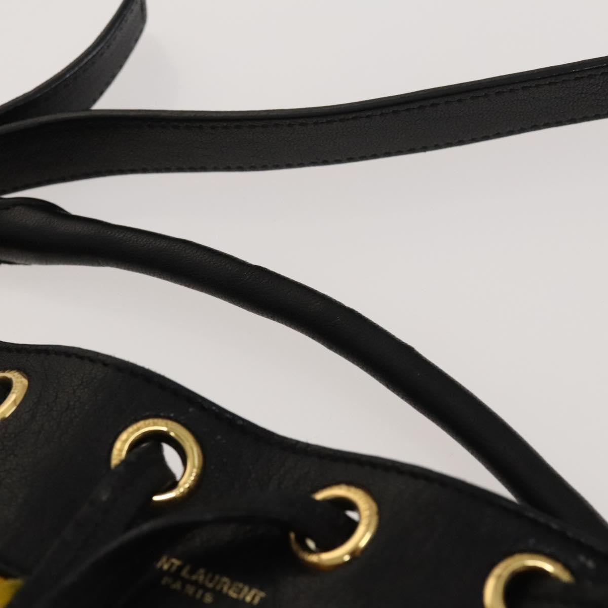 Saint Laurent Fringe Emmanuelle Bucket Bag Leather, MULTICOLOUR, LEATHER, Handbag